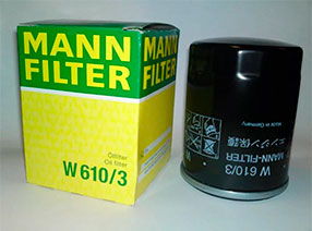 Масляный фильтр MANN-FILTER W 610/3