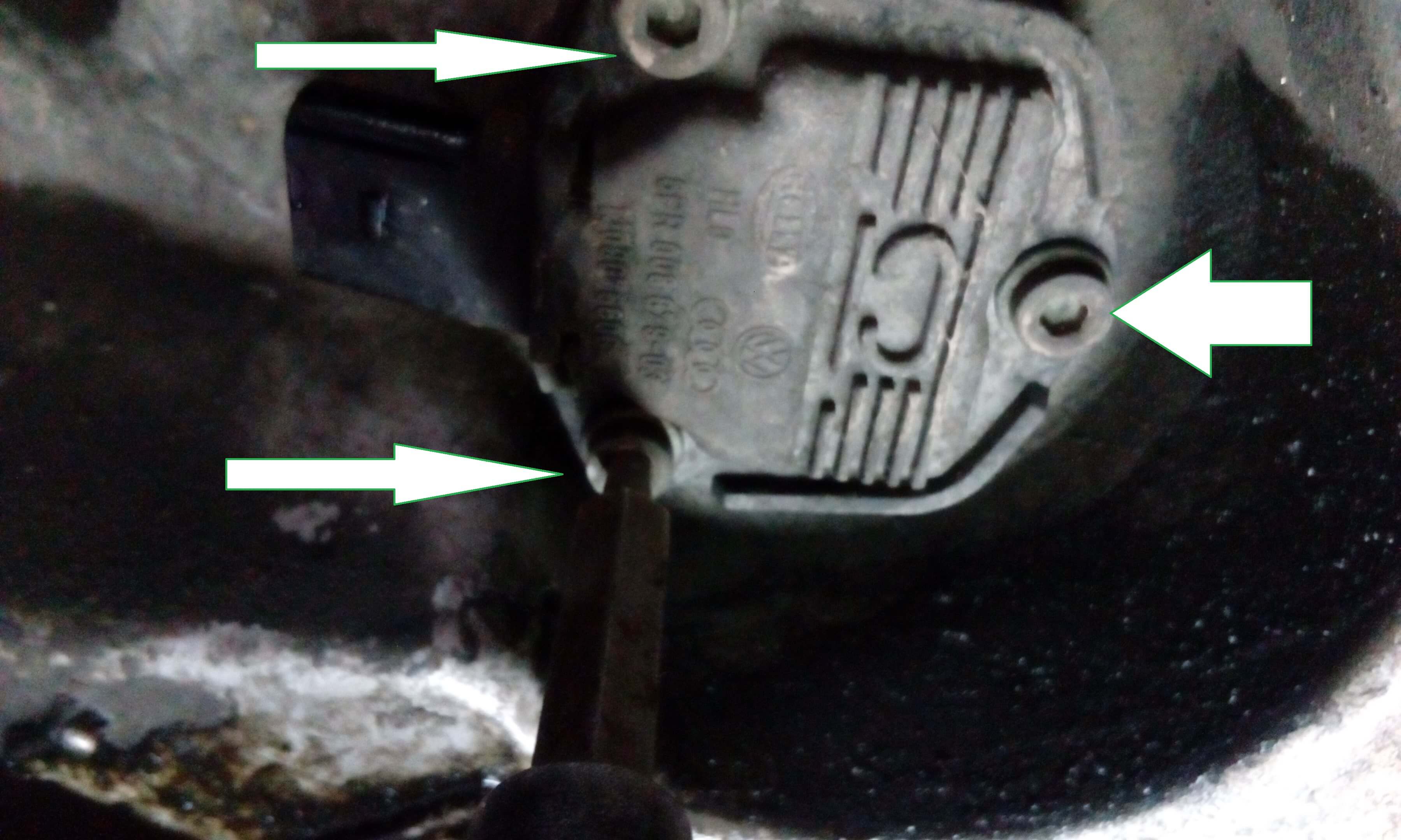 Замена датчика уровня масла Volkswagen T5