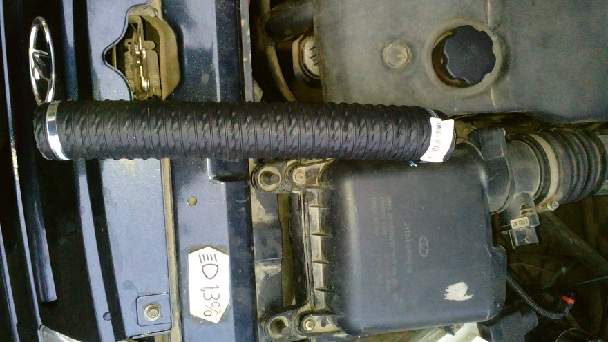 Замена воздуховода Приора