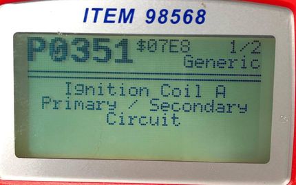 Ошибка p0351 p0352 p0353 p0354