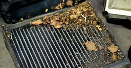 Промывка радиатора печки