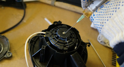 Ремонт (восстановление) мотора отопителя — Mitsubishi Lancer, 1.8 л, 2008 года на DRIVE2 62 smazka