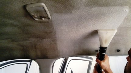 Что нужно знать о чистке потолка авто своими руками