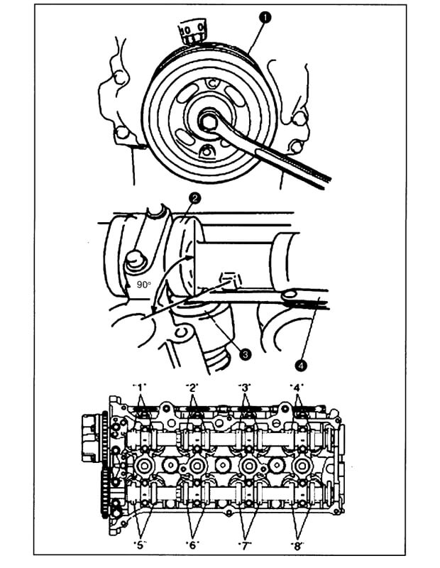 Порядок регулировки клапанов