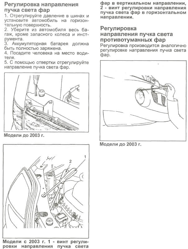 Как снять винты регулировки фар Инструкция по регулировке фар головного света Хендай Старекс (Н-1)