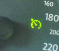 Значок круиза на панели