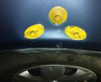 Клеевой метод устранения вмятин