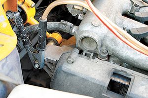 Подсоединение массы при прикуривании