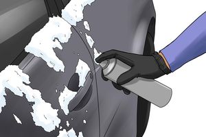 Аэрозольный размораживатель