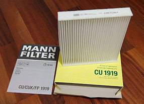 Салонный фильтр MANN-FILTER CU1919