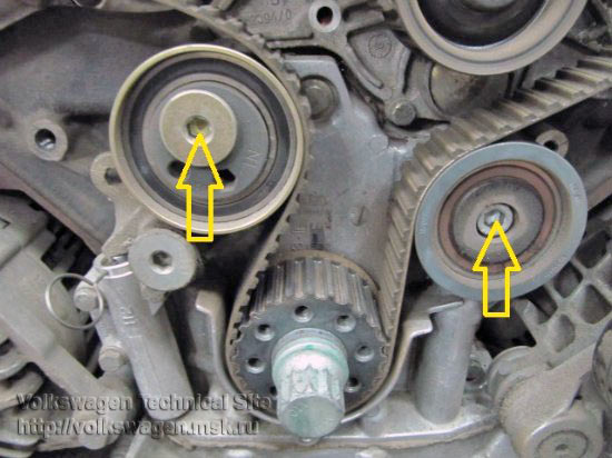 Замена ремней привода ГРМ и ТНВД на Audi A6 2.5 TDI V6