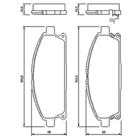 Передние тормозные колодки Ниссан Х Трейл