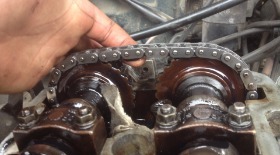 Замена цепного привода распредвалов на моторе 1,4 л Turbo