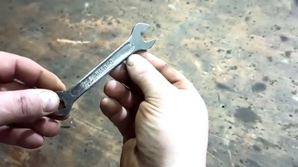 Ключ после обработки цинком