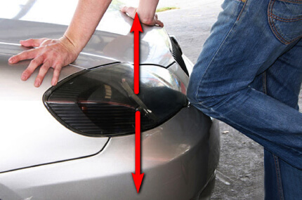 Проверка амортизатора методом расскачивания Проверка амортизаторов расскачиванием