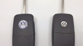 Как поменять батарейку в ключе Volkswagen Touareg II (NF)?