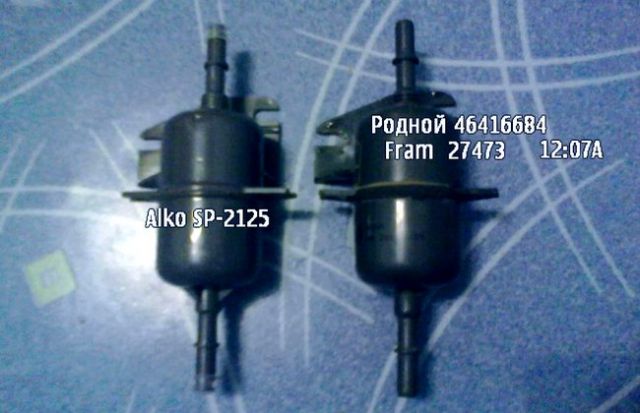 аналоги масляного фильтра фиат альбеа