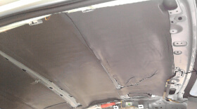 Разборка потолка на Mazda 3