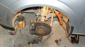 Замена передних и задних тормозных дисков и колодок Astra