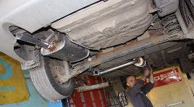 Ремонт выхлопной системы Chevrolet Lanos в Волгограде