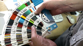 Подбор цвета при покраске кузова